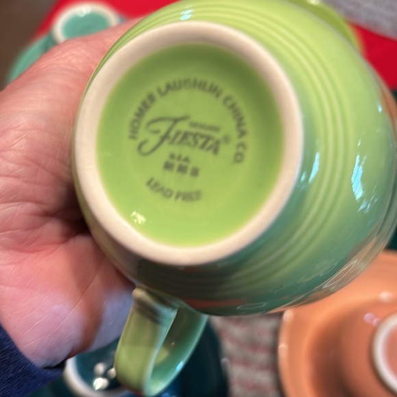 Fiesta Cups & Saucers Multi Colors - Picture 7 of 14